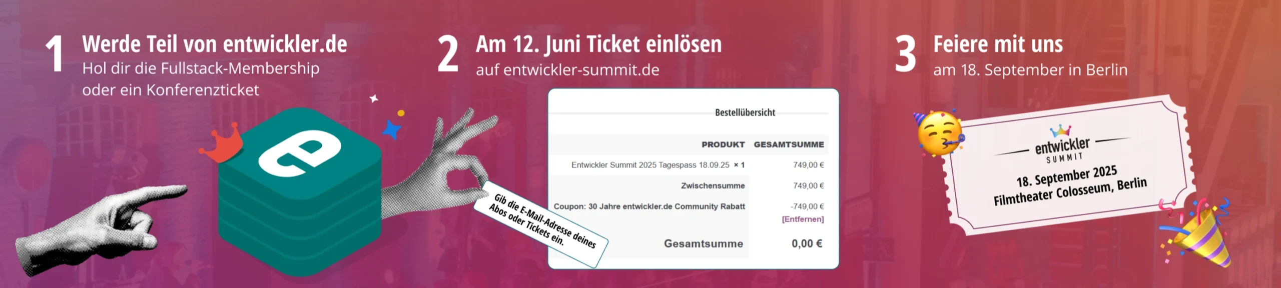 So gehts Summit Tickets